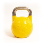 BODYPOWER 16kg Yellow Competition Kettlebell