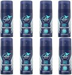 Generic Mens Antiperspirant Bundle with Mini Deodorant Spray, 35 ml each, Pack of 8 Travel Nivea Body Spray for Men