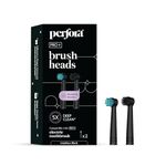 Perfora Replacement Brushhead for Perfora PRO+ Oscillating Toothbrush | 8800 RPM, 1 Mode, 2 min Auto Timer, 360° Motion - Limitless Black