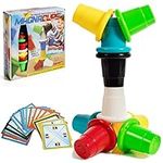 IQ Toys Magnetic Speed Cups Classic Matching and Stacking Quick Cups Family Table Game for Kids and Adults