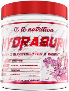 HydraBurn - Thermogenic Fat Burner for Women & Men | Energy Enhancing Weight Loss Aid | Decrease Appetite, Improve Mood & Focus | Electrolytes, KSM-66 Ashwagandha, L-Carnitine, Garcinia, Green Tea Extract | 30 Servings (Pink Rosé)