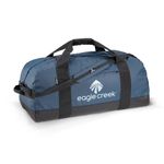 Eagle Creek No Matter What Duffle Bag for Travel - Durable and Water-Resistant, with Removable Shoulder Strap, Compression Straps, and Storage Pouch, Slate Blue, 90L, No Matter What Duffel