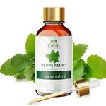 Earth Nourish Peppermint Essential Oil - 30ml/1.01fl oz - Pure and Natural for Skin, Face, Massage, Aromatherapy, Diffuser - Premium Grade with Glass Dropper