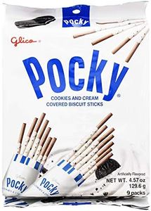 Glico Cookie And Cream Covered Cocoa Biscuit Sticks, 4.57 Ounce