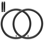 CALPALMY (2 Pack) 24" x 1.75/1.95/2.125" Road and Mountain Bike Replacement Inner Tubes - Inner Tubes with 32mm Schrader Valve and 2 Free Tire Levers Compatible with Schwinn Mountain Bikes