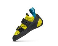 Scarpa Reflex Kid Climbing Shoes, Yellow-Black FFJ Vision, 1 UK