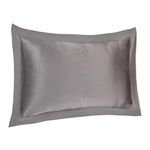 Ahé Naturals Pure Mulberry Silk Pillowcase • Anti-Split-Ends • Helps Prevent Hair Breakage & Frizz • for Hair & Skin, Storm Cloud, Standard 27" x 17”