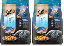 Sheba Kitten and Adult, Irresistible Dry Cat Food, Salmon Flavour, 1.5 kg, Contains 41 Essential Nutrients, Complete & Balanced Nutrition (Pack of 2)