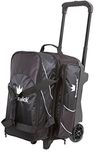 Brunswick Edge Double Roller Bowling Bag, Black