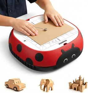 KIDINNO Safe Power Cardboard Cutter for Kids, STEM + STEAM Educational Toy for Boys and Girls Ages 5+, Upcycled Tool for DIY Cardboard Projects, Engineering & Creativity