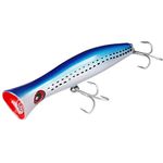 THKFISH Topwater Fishing Lures GT Popper Lure Saltwater Fishing Lures Tuna Fishing Hard Lures with 3X Strong Hook Surf Fishing Blue 1pc