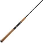 Shakespeare Micro 7' Spinning Rod, 2-Piece Fishing Rod, Graphite Composite Blank, Light Rod Power, Comfortable Full Cork Handle