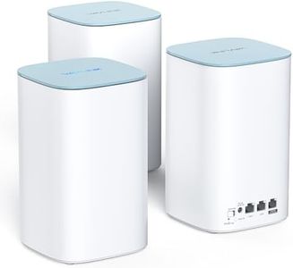 WAVLINK AX3000 WiFi 6 Mesh System 3 Pack - Covers up to 7300 Sq.Ft., Speeds up to 3.0 Gbps, Replaces Wireless Router and WiFi Extender Signal Booster, Easy Setup, Smart App Control