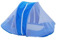 Amardeep Toddler Mosquito and Insect Protection Net/Mattress Blue 70 * 40 cms