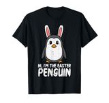 Im The Easter Penguin Cute Bunny Ears Women Boys Girls Kids T-Shirt