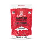 Lakanto Classic Monkfruit Sweetener with Erythritol - White Sugar Substitute, Zero Calorie, Keto Diet Friendly, Zero Net Carbs, Zero Glycemic, Baking, Extract, Sugar Replacement (Classic White - 1.36 kg / 3 lb)