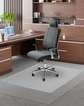 Office Chair Mat for Carpet, 90cm X 120cm Carpet Protector Chair Mat, Heavy Duty 2.2mm Thick Desk Chairs Mat for Carpets Floors, Non Slip Plastic Mats for Floor, PVC Carpets Protector for Office