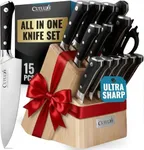 Cutluxe 15-Piece Knife Block Set – 