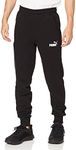 Puma 588730 Men's Sweatshirt, Fleece Fleece Jogger ESS Logo Pants, 24 Spring Summer Color Puma Black (01), L