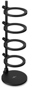 MHW-3BOMBER Magnetic Portafilter Basket Storage Stand, Espresso Filter Basket Holder Rack for 51/53/54/58mm Coffee Filter, Removable Espresso Display Bracket SR6106-OS