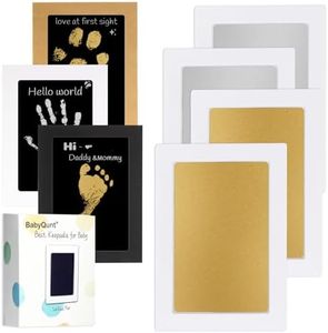 BabyQunt Inkless Baby Hand and Footprint Kit,Clean-Touch Ink Pads