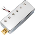 Artec MLA97 Alnico 5 Covered Mini Humbucker Electric Guitar Neck Pickup 8.4K, Chrome