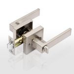 Plantex New Age Bathroom Door Locks/Key-Less Door Lock Set for Bedroom/Balcony/Office/Storeroom with Adjustable Latch - Reversible Design (Satin Finish, 30mm to 50mm Door Range)