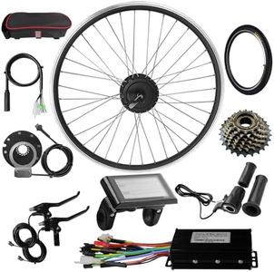 48V 27.5'' 500W Rear wheel Electric Bikes Conversion Kit Hub Motor, Electric Bicycle Motor,E-bike Cycling Hub with Controller, Bike Bicycle Conversion Tool Kit 7-speed Cassette,SW900 Screen