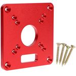 Wetrys 1 Pcs Universal Aluminum Router Table Insert Plate Trimming Machine Flip Board For Woodworking Benches Router Table Plate