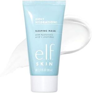 e.l.f. SKIN Holy Hydration! Sleeping Mask, Moisturising & Plumping Dual-Use Sleep Or Rinse-Off Face Mask, Soothes Skin With A Creamy Formula