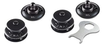 Tenax Knob Black 1 Upper Part + 1 Bottom Cloth Screw + 1 Tenax Key