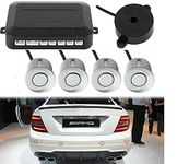 Multibao Parking Sensor Car Reversing Sensors Backup Radar System Buzzer Alarm with 4 Sensors - Silver