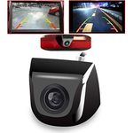 Backup Camera HD Night Vision 170 Degree Car Rear View Parking Camera Waterproof Car Reverse Camera (Black)