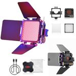 ZHIYUN FIVERAY M20C COMBO RGB LED Camera Light 20W 2500K-10000K with Magnetic Barn Door Diffuser CRI 94+ TLCI 96+ Supports APP Control