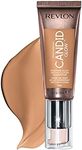 Revlon PhotoReady Candid Glow Moisture Glow Anti-Pollution Foundation with Vitamin E and Prickly Pear Oil, Anti-Blue Light Ingredients, without Parabens, Pthalates, & Fragrances, Natural Tan, 0.75 oz