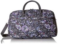 Vera Bradley Women's Lay Flat Duffle Bag Travel, Lavender Bouquet, One Size