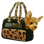 Aurora World Fancy Pals Plush Chihuahua Purse Pet Carrier