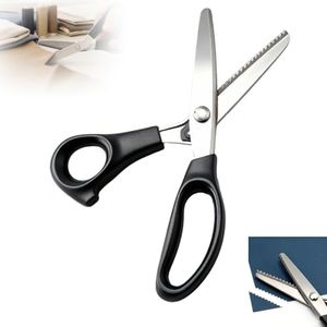 Multipurpose Pinking Shears, Zig Zag Scissor for Sewing Crafts,Serrated 7mm