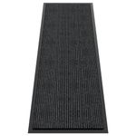 HOMEK Indoor Outdoor Door Mat, 2' x 6' Doormat for Entryway, Rubber Backing Non Slip Front Door Mat, Super Absorbent Indoor Outdoor Entrance Mat, Commercial Outdoor Entrance Floor Mat for Home Office
