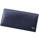 Yoshida Bag [Choose Color] Porter Current Long Type Wallet 052-02201 (Navy Blue), Blue