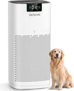 Air Purifiers for Home Large Room Up to 3720 Sq Ft, AP-480 True H13 HEPA & Carbon Filter, 289 CFM CADR, Double-Sided Air Intake, Air Quality Monitor, for Home Smoke, Dust, Pollen, Pet Dander, Odors