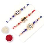 KSJONE Set of 3 Special Rakhi for Kids Rakhi for Brother Raksha Bandhan Fancy Rakhi for Kids Rakshabandhan Special Rakhi for Girls and Boys