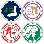 Da Vinci Golf Ball Marker Poker Chip Collection, 11.5 Gram Chips (4_Pack)