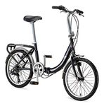 Schwinn 20-Inch Loop Folding Bike, Black