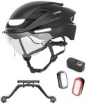 Lumos Ultra E-Bike Helmet(Onyx Black,Non-MIPS,Size M-L) & Advanced Bike Lights Kit(Firefly Mini - 2 Pack) & Turn Signal Mount