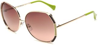 Lucky Brand Gold Aurora Round Sunglasses