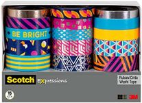 Scotch Expressions Washi Tape, 15 Rolls, Great for Decorating and Crafts (C1017-15-P2)
