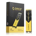 ORICO 1TB NVMe SSD PCIe 4.0- Up to 7000MB/s, M.2 SSD 2280 PCIe 4.0X4 Internal Solid State Drive SSD, Fast Heat Dissipation, Compatible with macOS Windows for Gamers and Creators-O7000 (1TB)