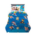 Paw Patrol Kids Bedding Super Soft Comforter and Sheet Set with Sham, 5 Piece Twin Size, (100% Officially Licensed Nickelodeon Product) by Franco