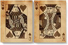 King & Queen Cards Canvas Art - Pla